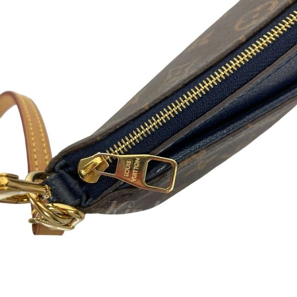 Louis Vuitton Pallas Clutch Monogram Canvas Shoulder Bag Brown - Picture 5 of 7